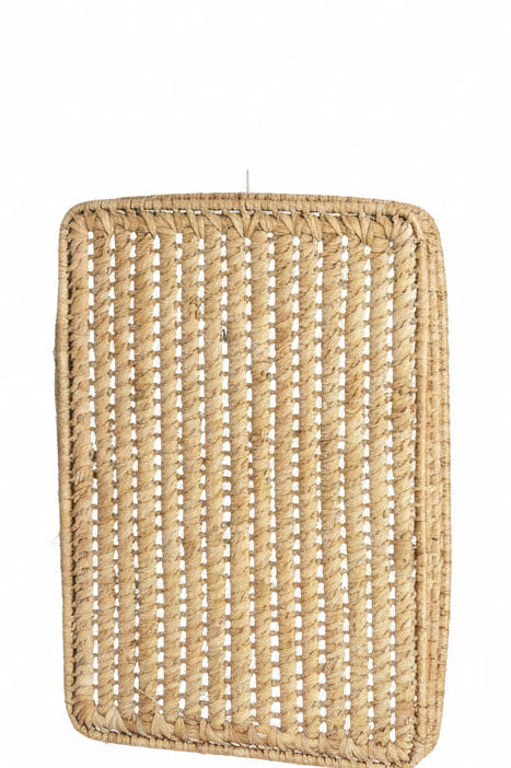 Panier à langer artisanal tressé à la main — fait main au Maroc