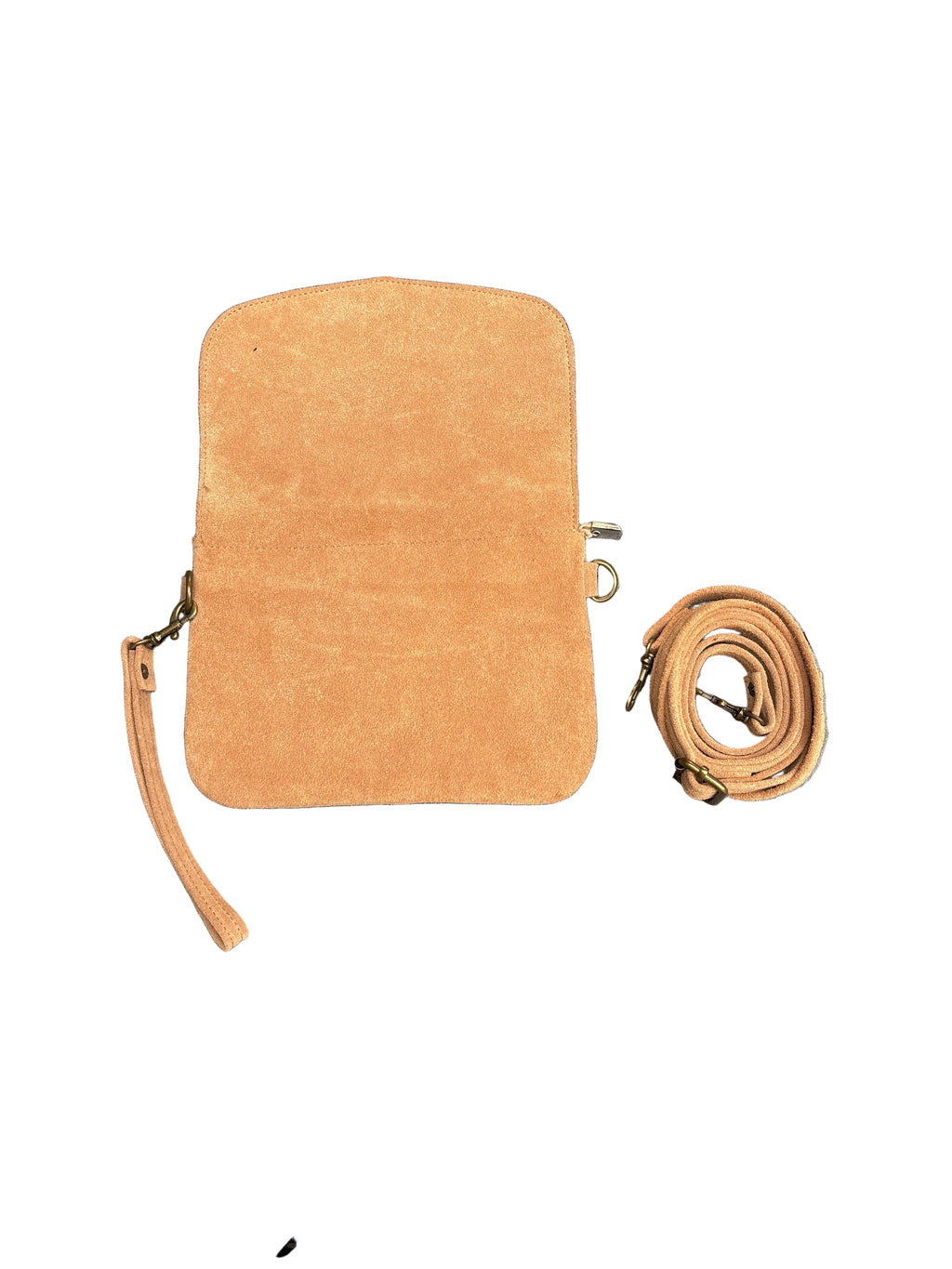 Sac à main en cuir Lola — coloris camel, artisanat marocain, fait main au Maroc