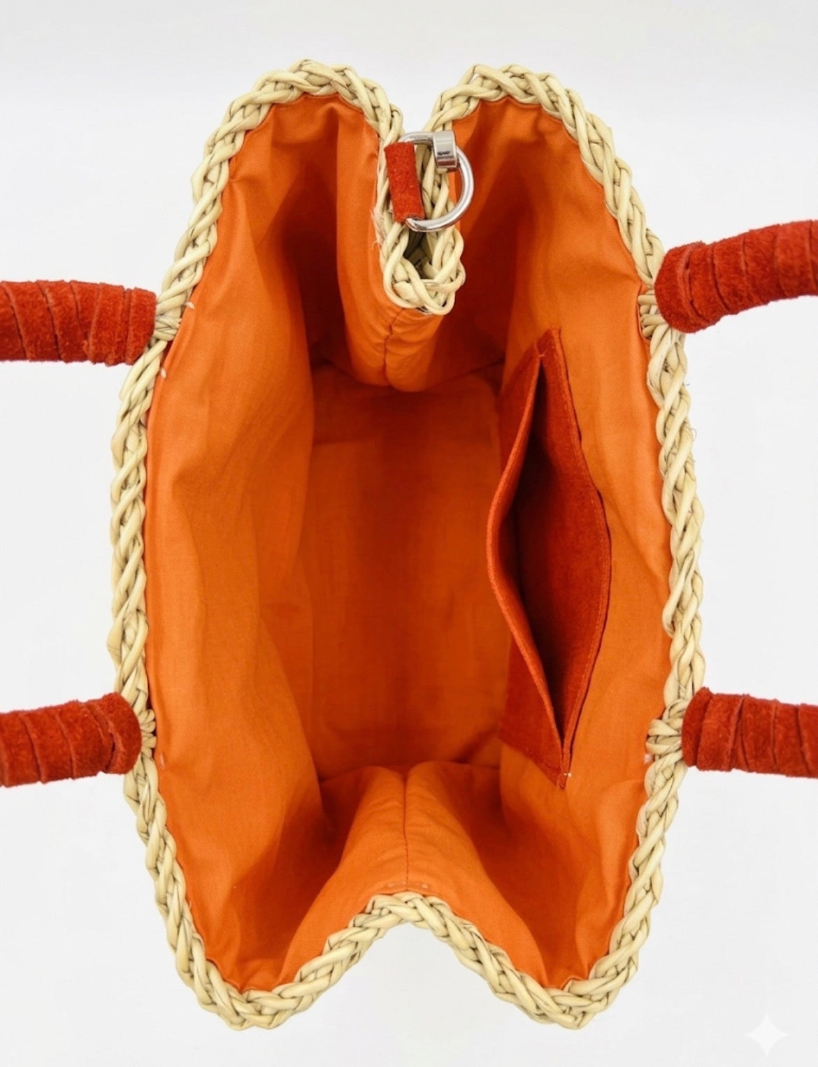 Sac à main artisanal marocain Asma — cuir naturel, pièce unique, fait main au Maroc
