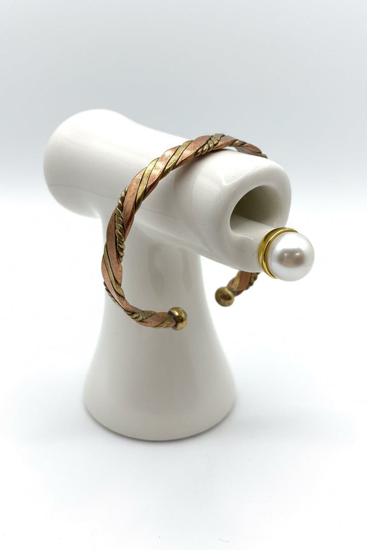 Bracelet en cuivre artisanal — soulage rhumatismes et douleurs articulaires — fait main Maroc