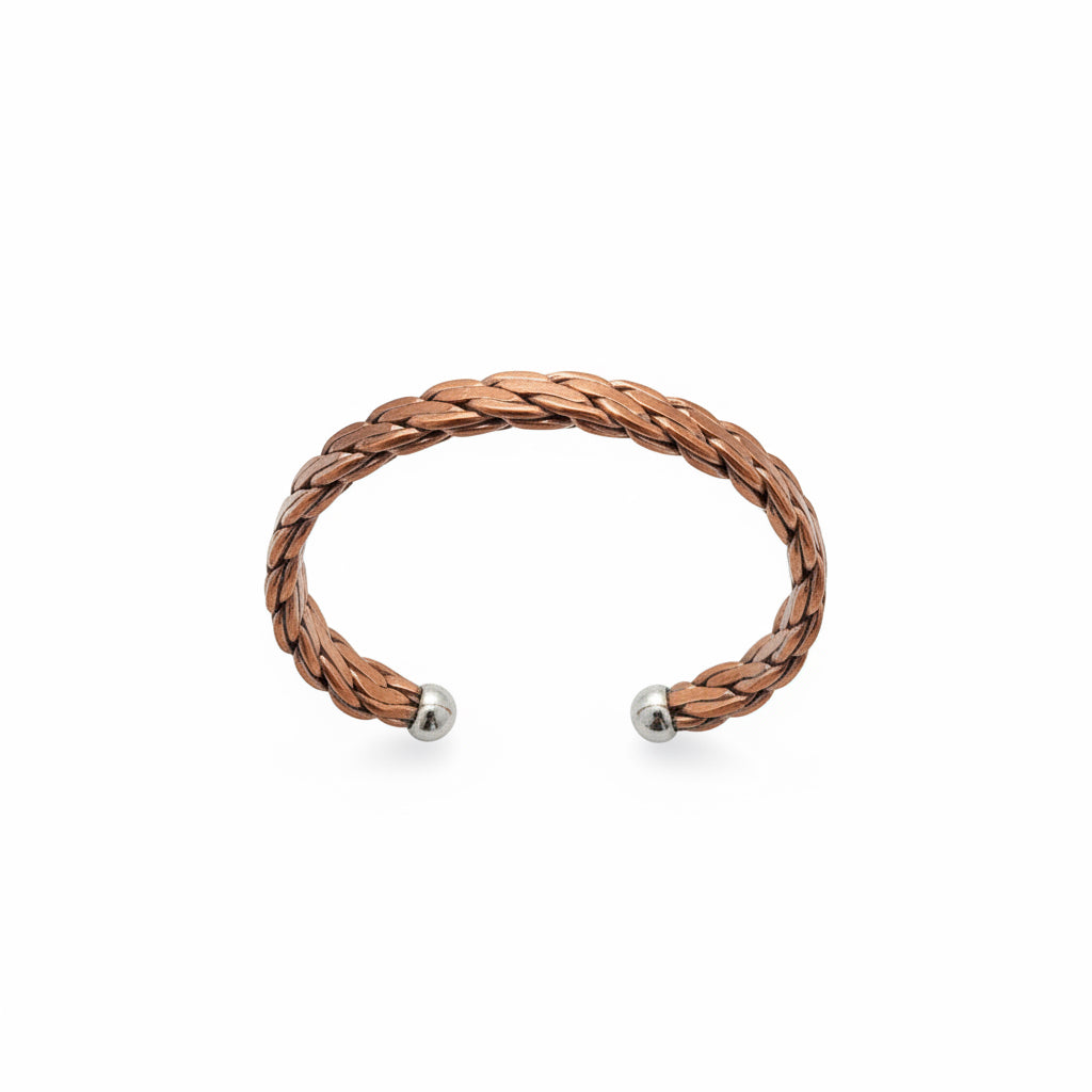 Bracelet en cuivre artisanal — soulage rhumatismes et douleurs articulaires — fait main Maroc