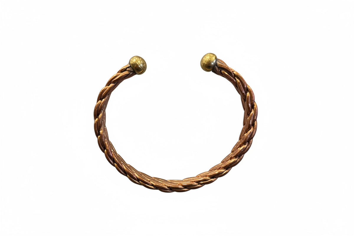 Bracelet en cuivre artisanal — soulage rhumatismes et douleurs articulaires — fait main Maroc