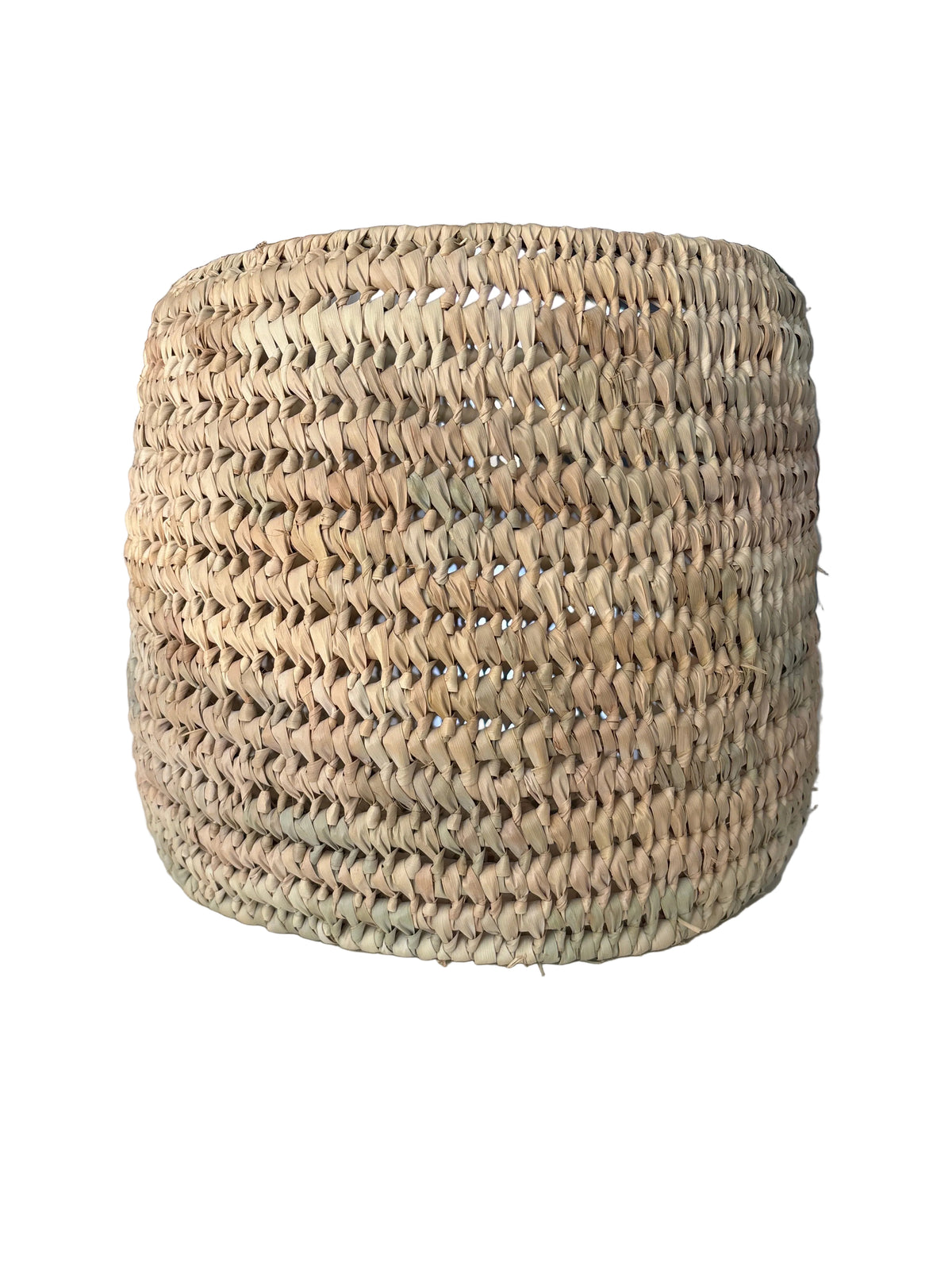 Panier de Rangement Tressé en Feuille de Palmier 