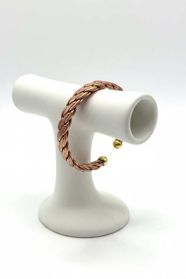 Bracelet en cuivre artisanal — soulage rhumatismes et douleurs articulaires — fait main Maroc