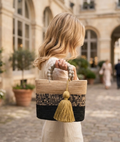 Sac à main artisanal marocain Farah — cuir naturel, pièce unique, fait main au Maroc