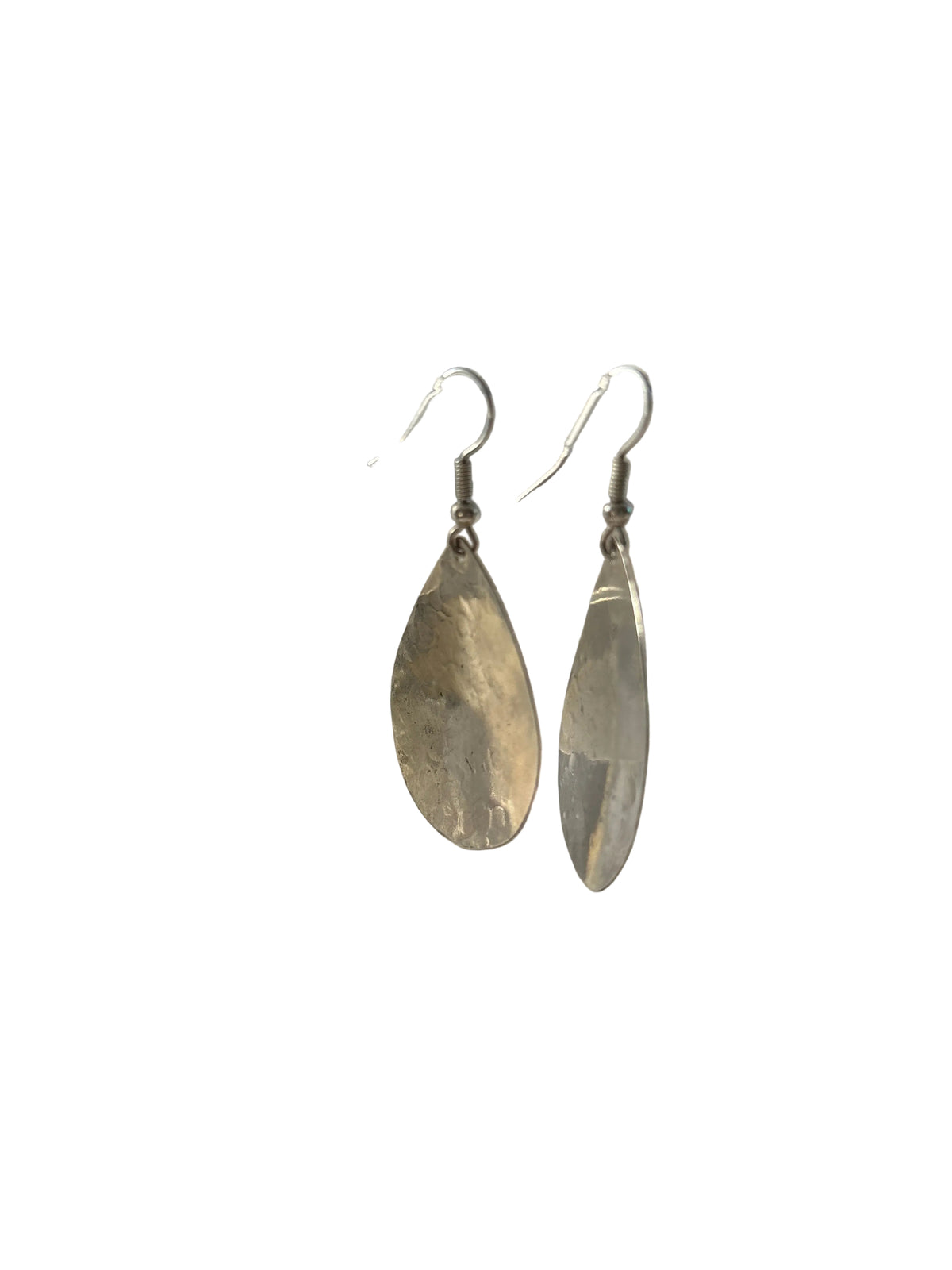Boucles d'oreilles en laiton crochet hameçon — artisanat marocain fait main