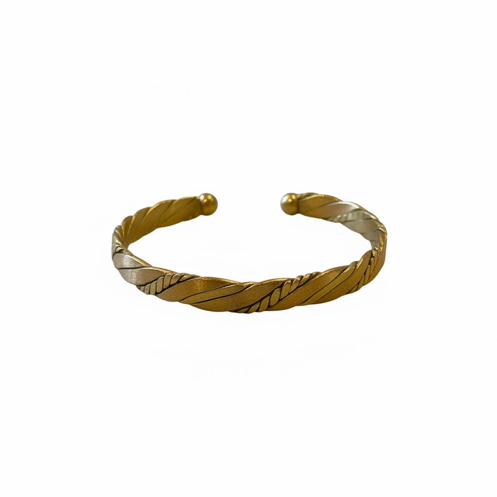 Bracelet en cuivre artisanal — soulage rhumatismes et douleurs articulaires — fait main Maroc
