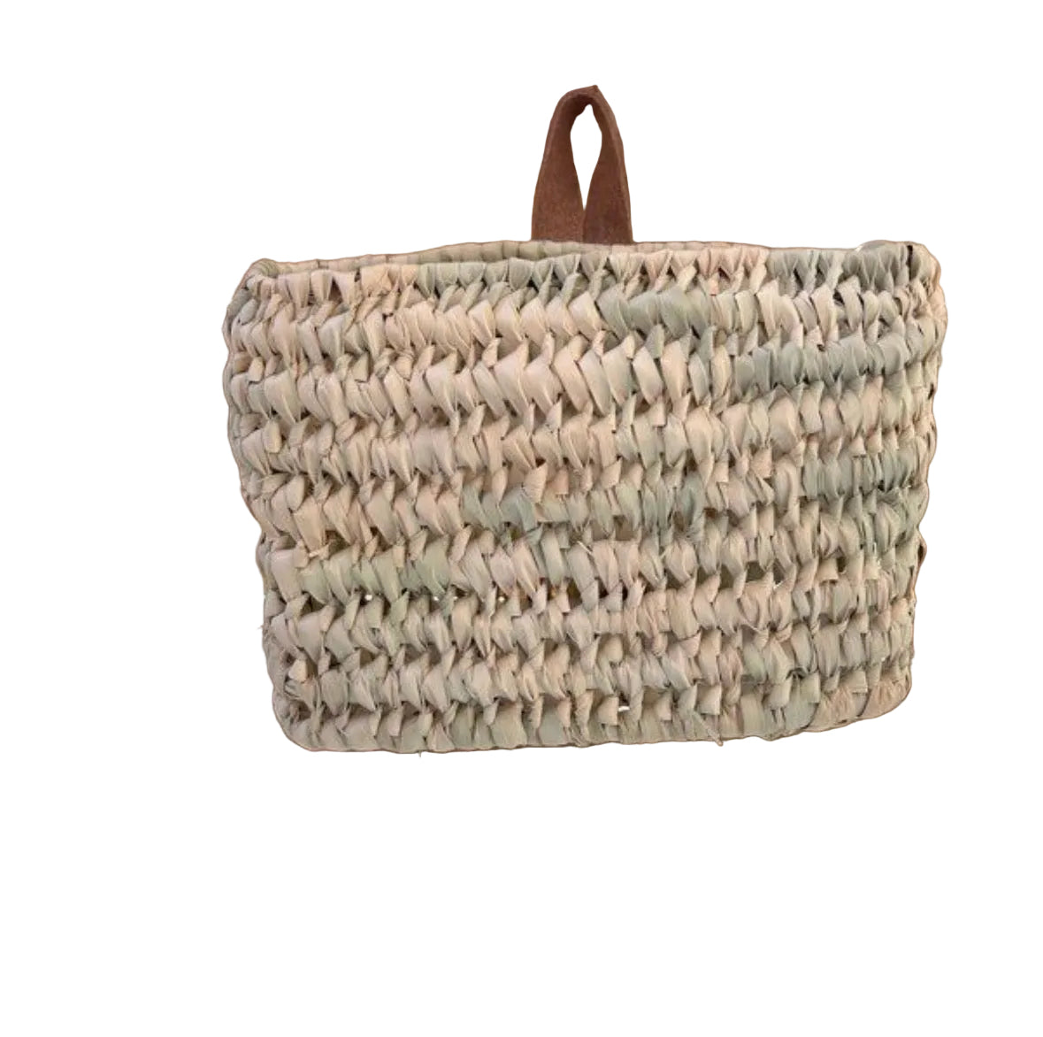 Lot de 3 paniers tressés en fibre naturelle — décoration artisanale marocaine, fait main au Maroc