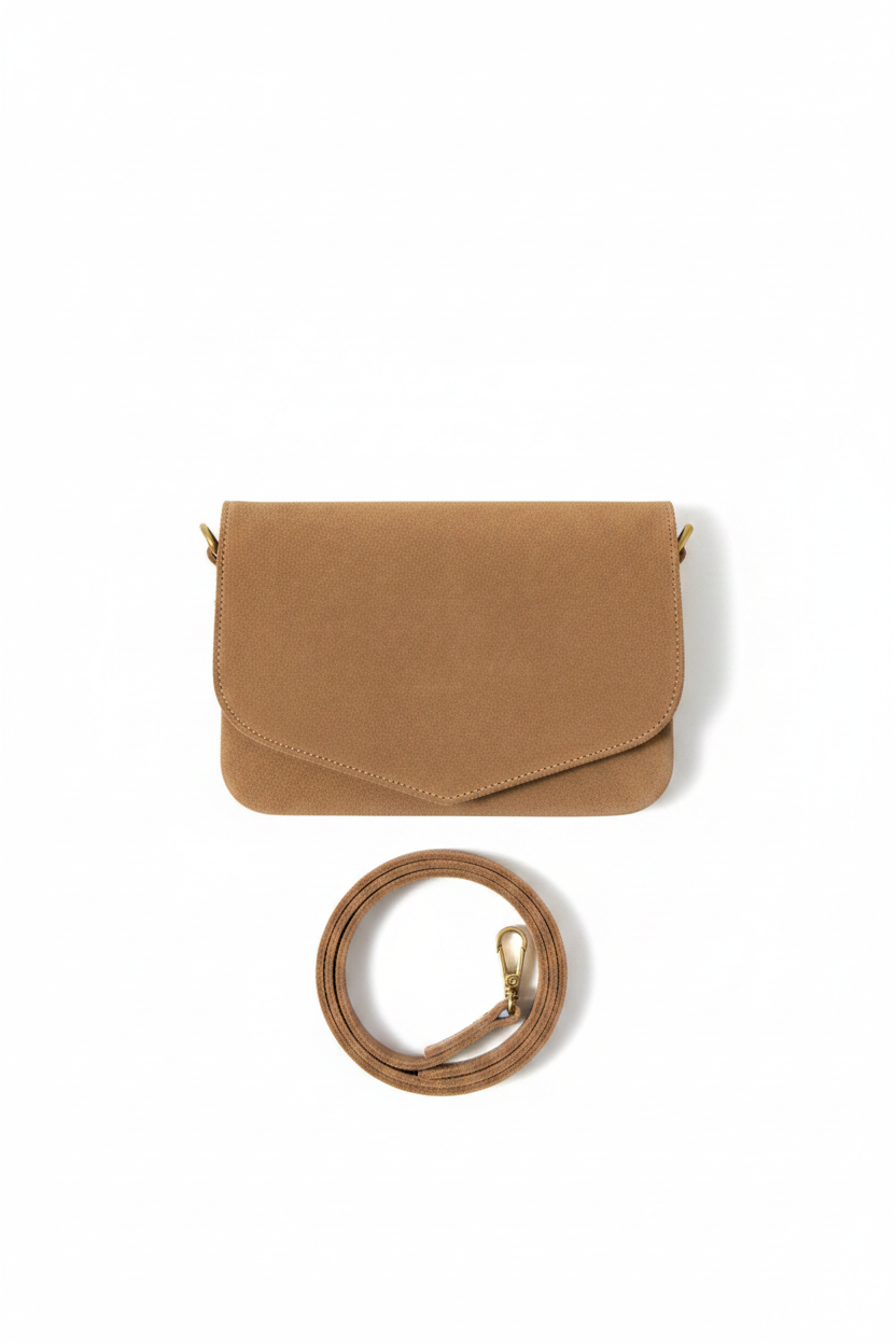 Sac à main en cuir artisanal marocain Sophia — coloris pièce unique, fait main au Maroc