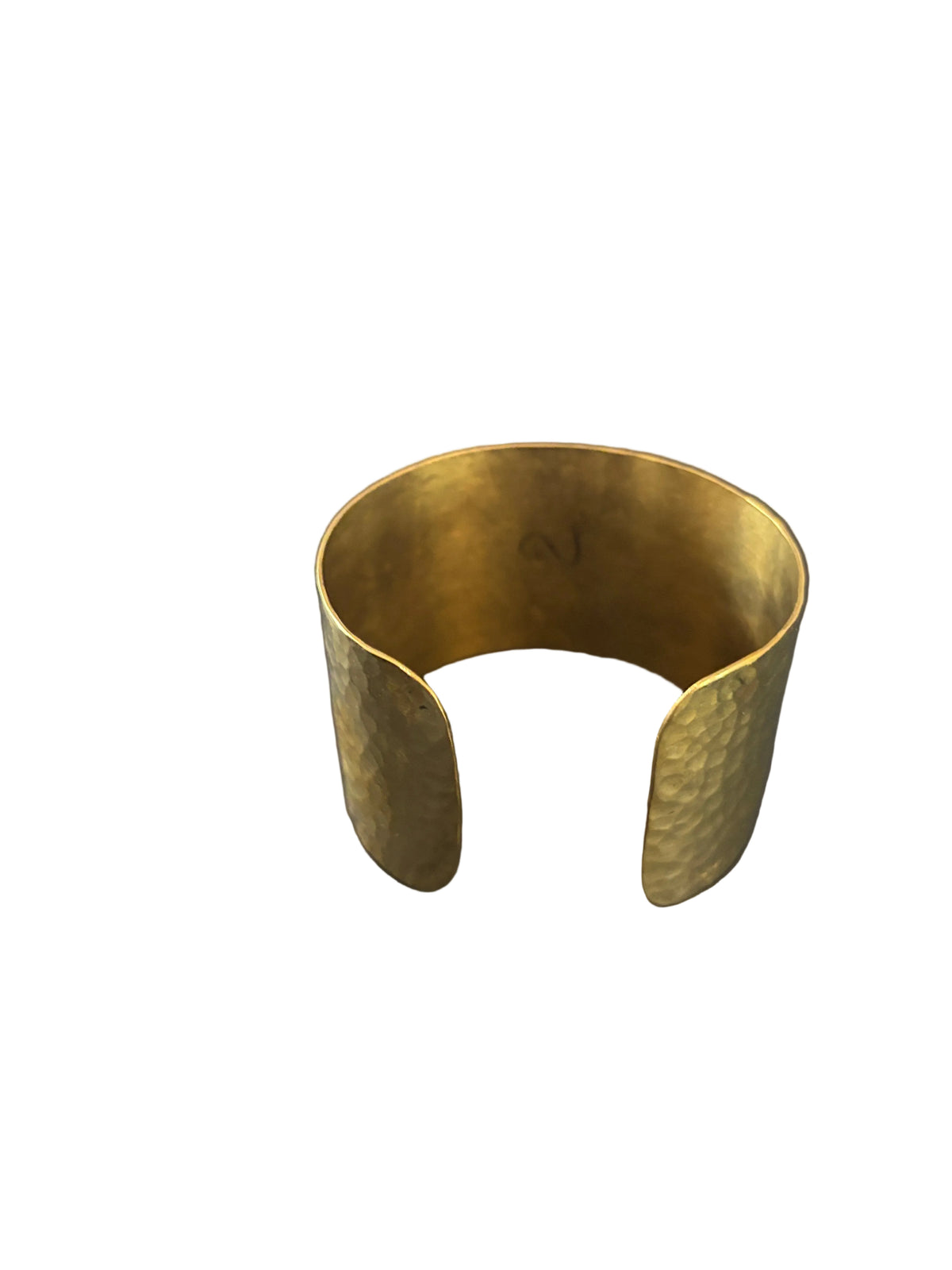 Bracelet Manchette Martelée Dorée 