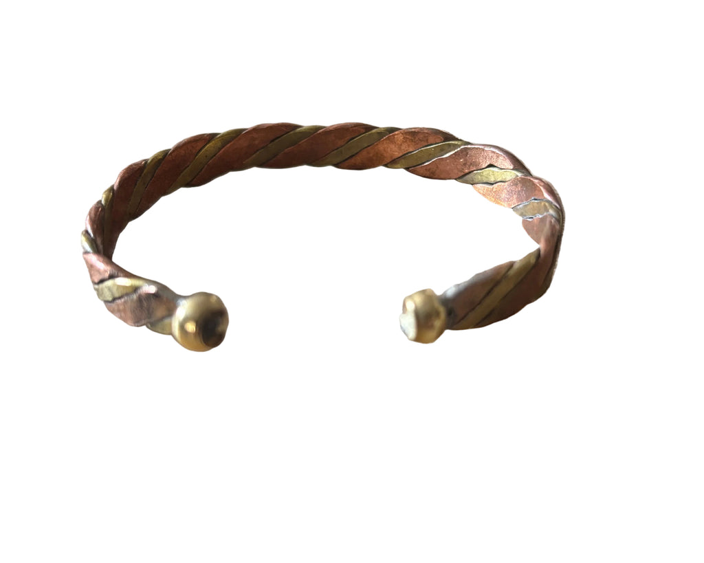 Bracelet en cuivre artisanal — soulage rhumatismes et douleurs articulaires — fait main Maroc