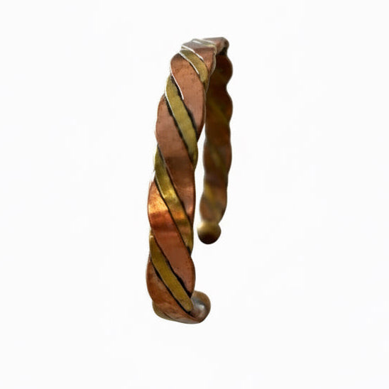 Bracelet en cuivre artisanal — soulage rhumatismes et douleurs articulaires — fait main Maroc