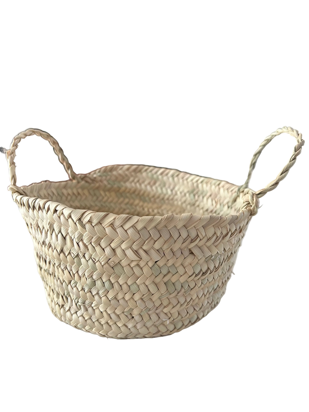Panier à pain & viennoiseries en fibre naturelle tressée