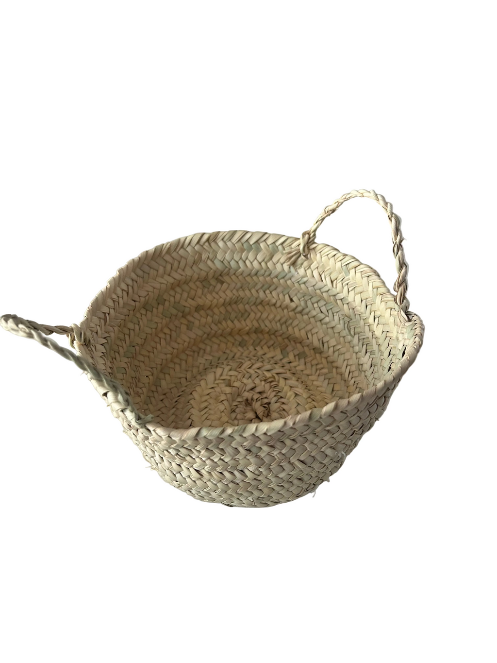 Panier à pain & viennoiseries en fibre naturelle tressée