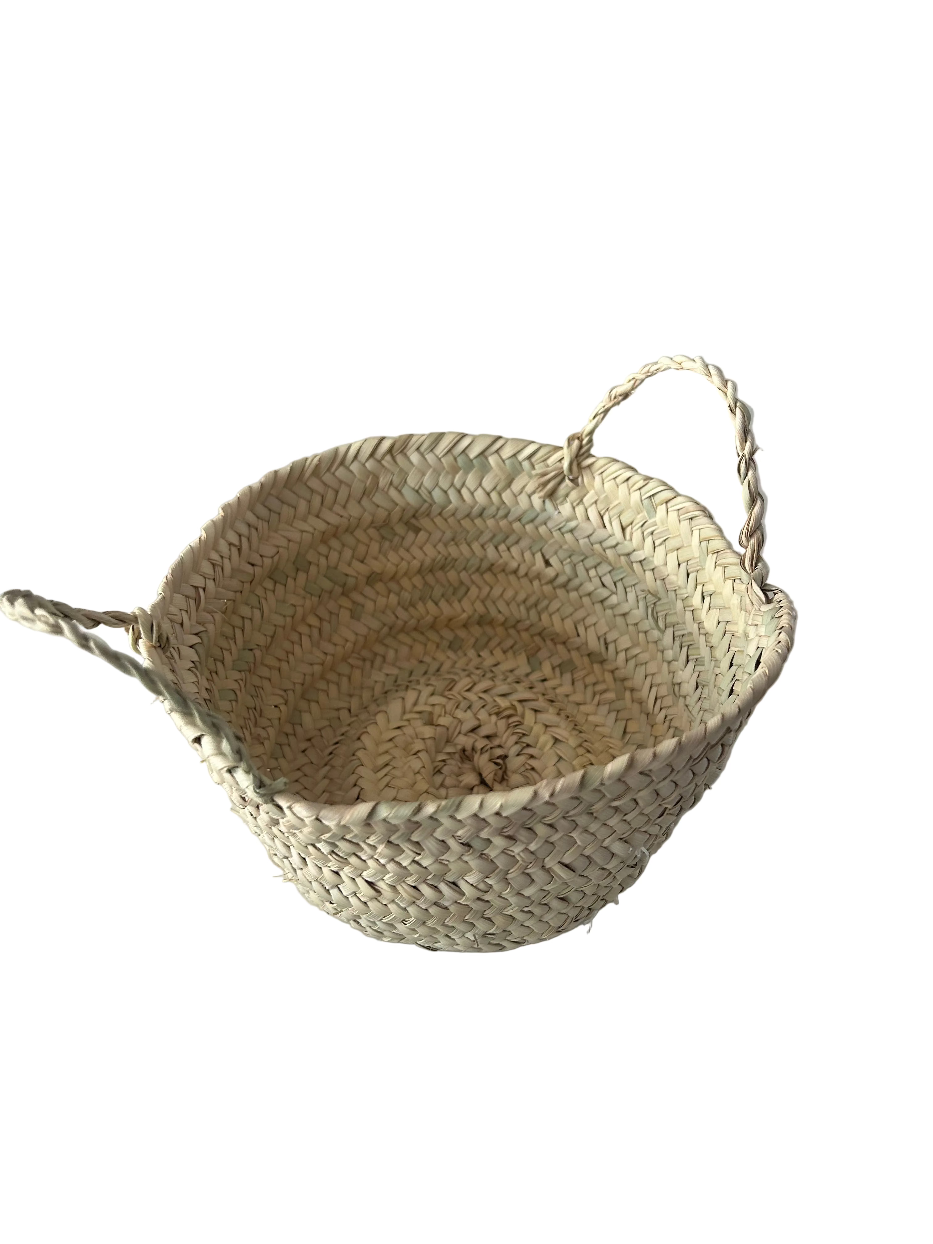 Panier à pain & viennoiseries en fibre naturelle tressée