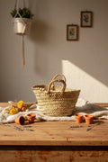 Petit panier en fibres naturelles — décoration artisanale marocaine, fait main au Maroc