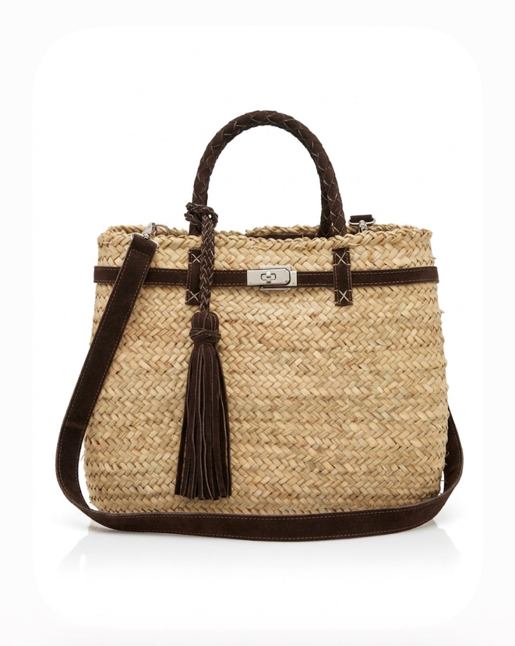 Sac à main artisanal marocain Samia — cuir naturel, pièce unique, fait main au Maroc
