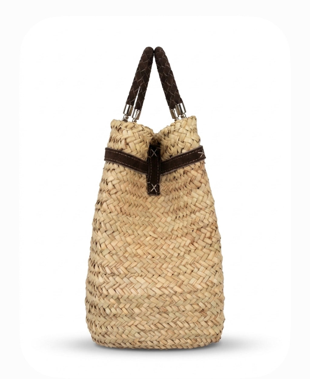 Sac à main artisanal marocain Nailla — cuir naturel, pièce unique, fait main au Maroc