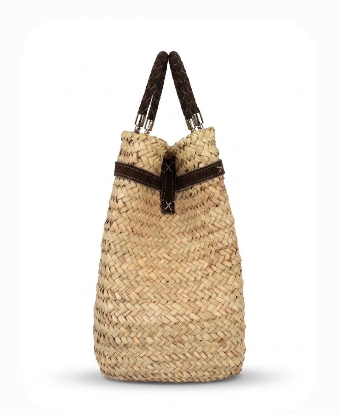 Sac à main artisanal marocain Nailla — cuir naturel, pièce unique, fait main au Maroc